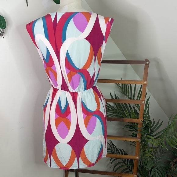 Marciano Silk Art Deco POCKETS! Dress XS - Picture 6 of 9